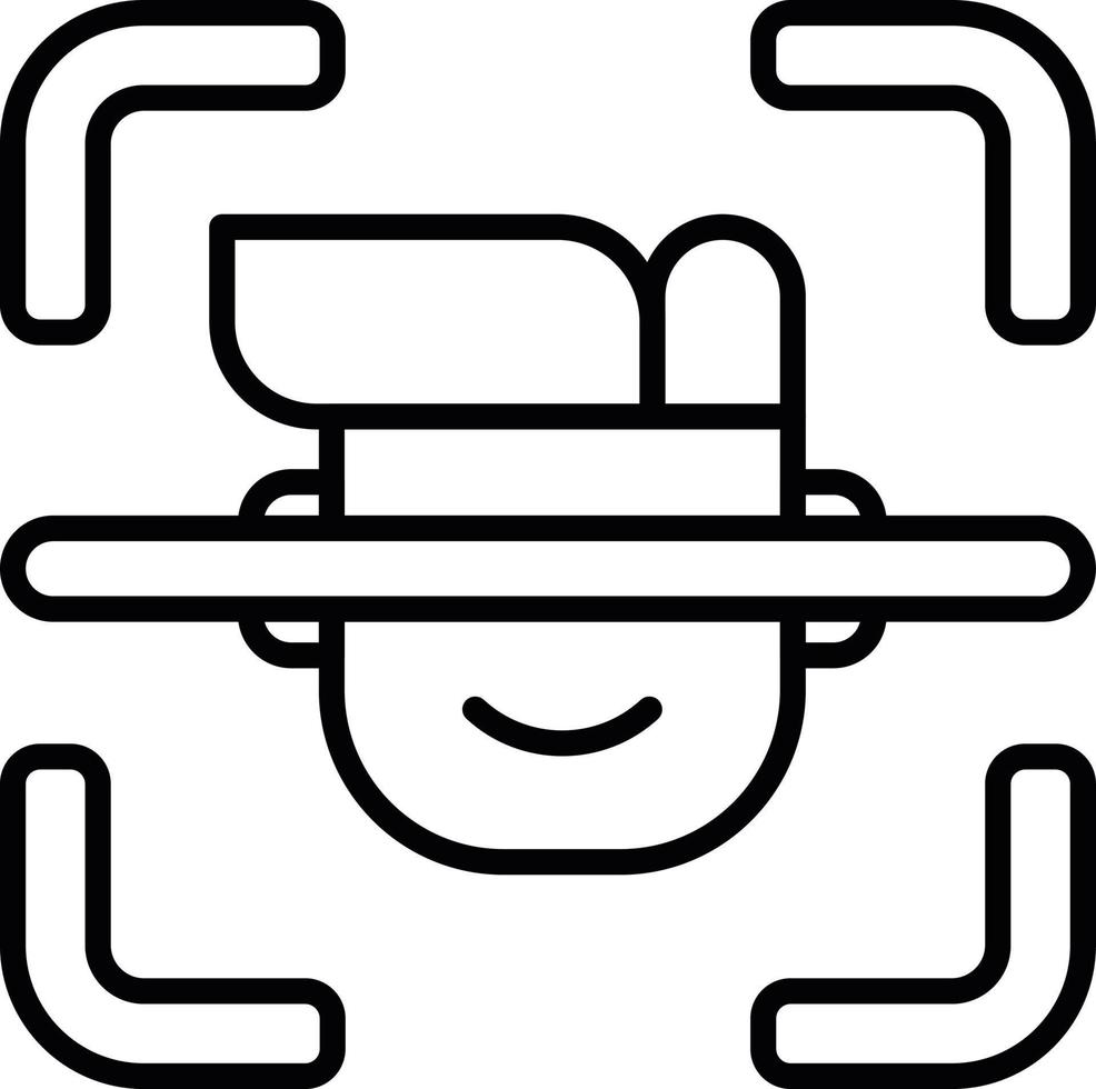 Biometric Creative Icon Design vector