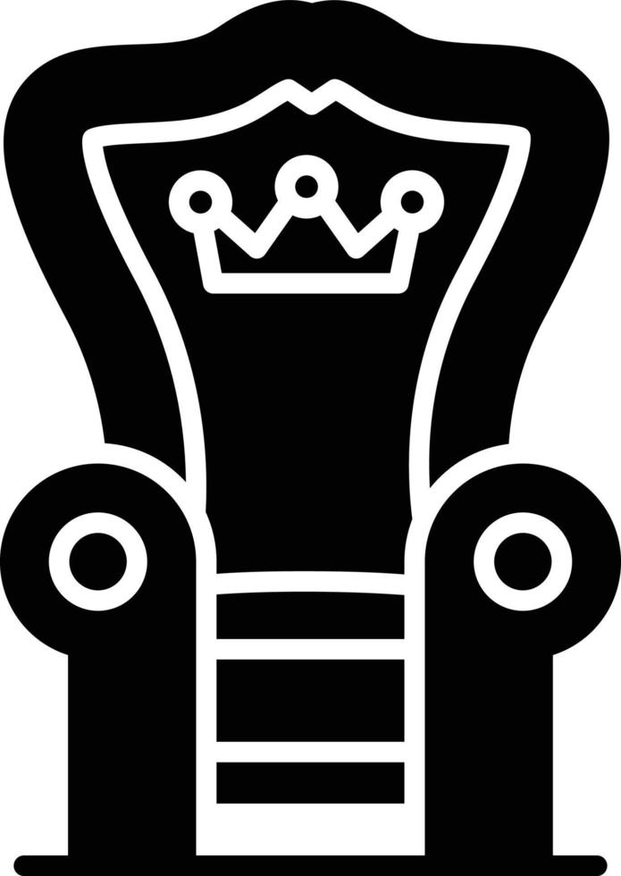 Throne Creative Icon Design vector