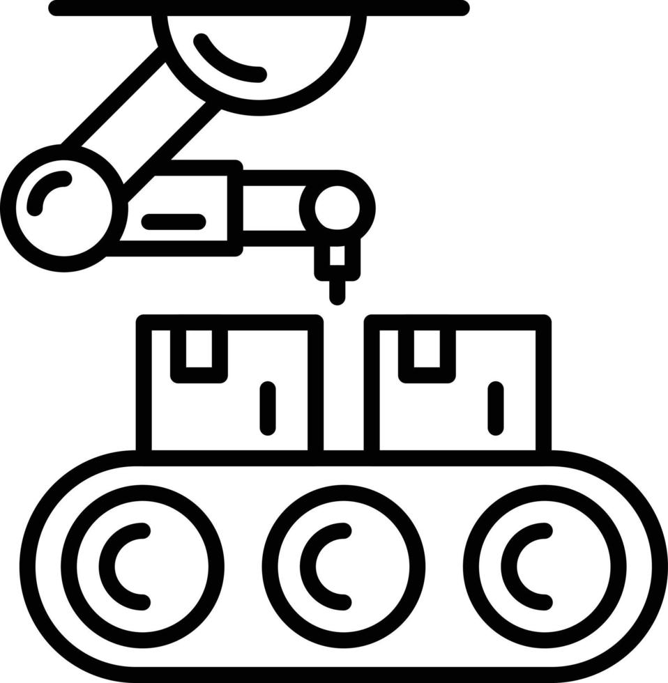 Conveyor Belt Creative Icon Design vector