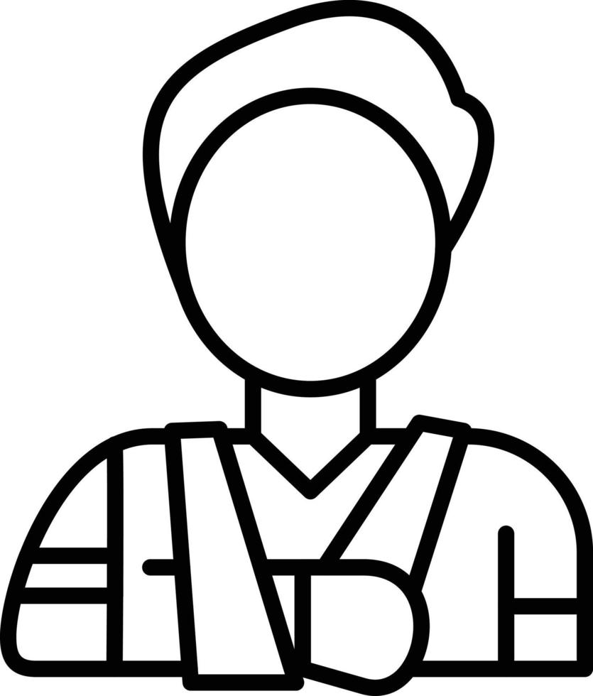 Injury Creative Icon Design vector