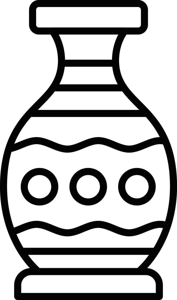Vase Creative Icon Design vector