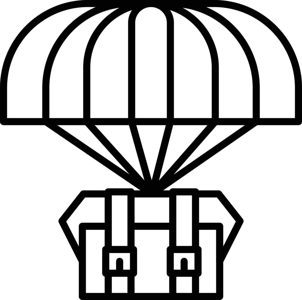 Airdrop Creative Icon Design vector