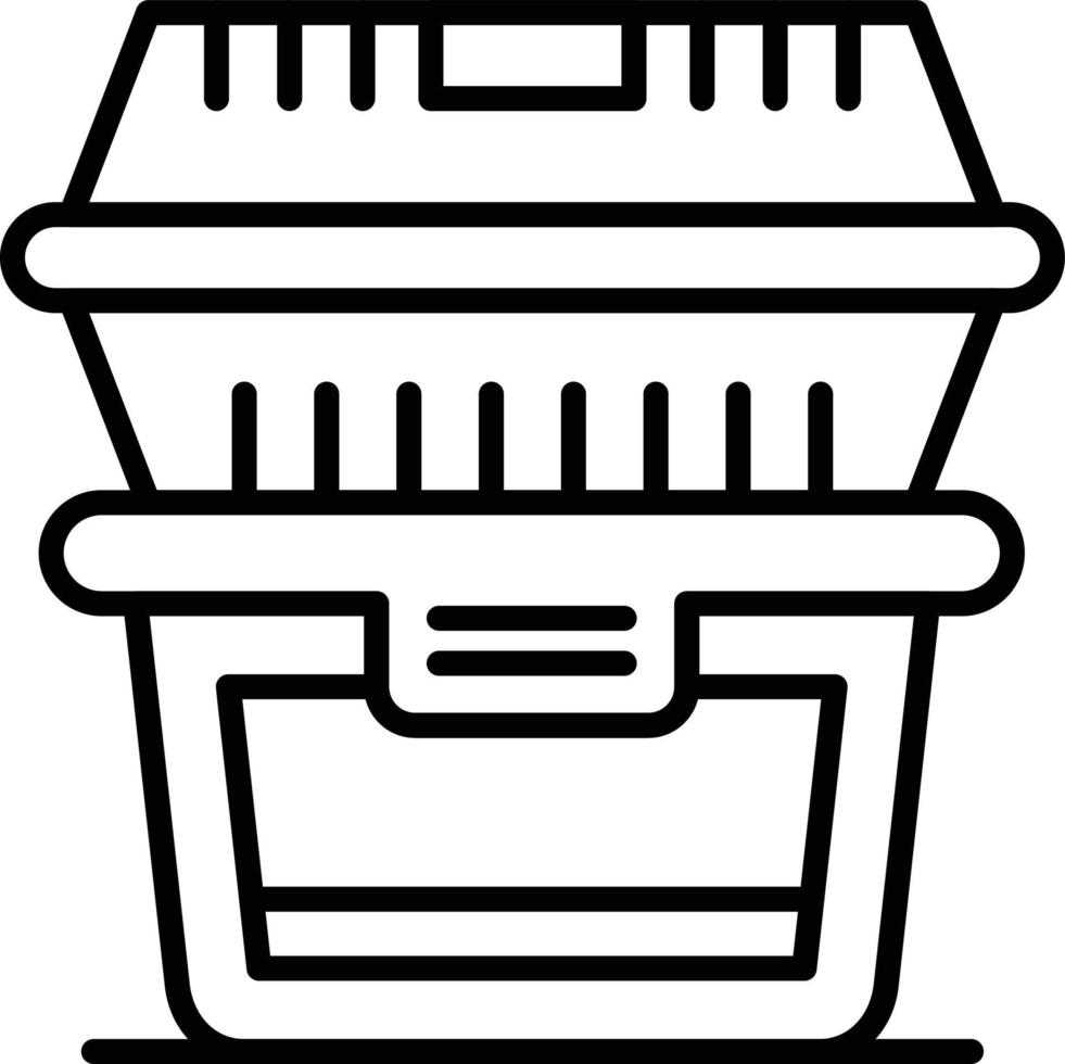 Food Container Creative Icon Design vector