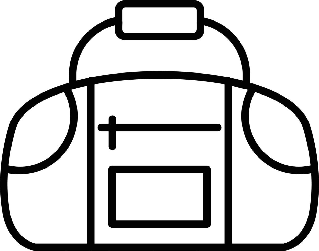 diseño de icono creativo de bolsa de deporte vector