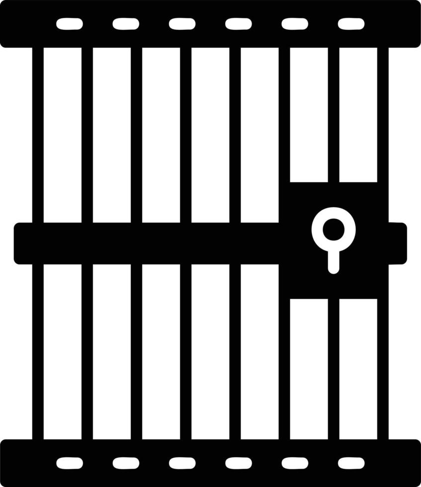 Jail Creative Icon Design vector