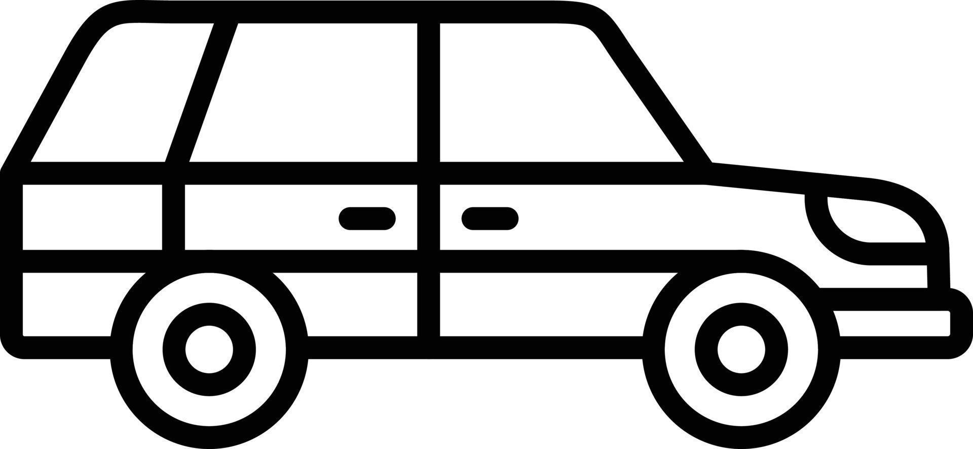 Station Wagon Creative Icon Design vector