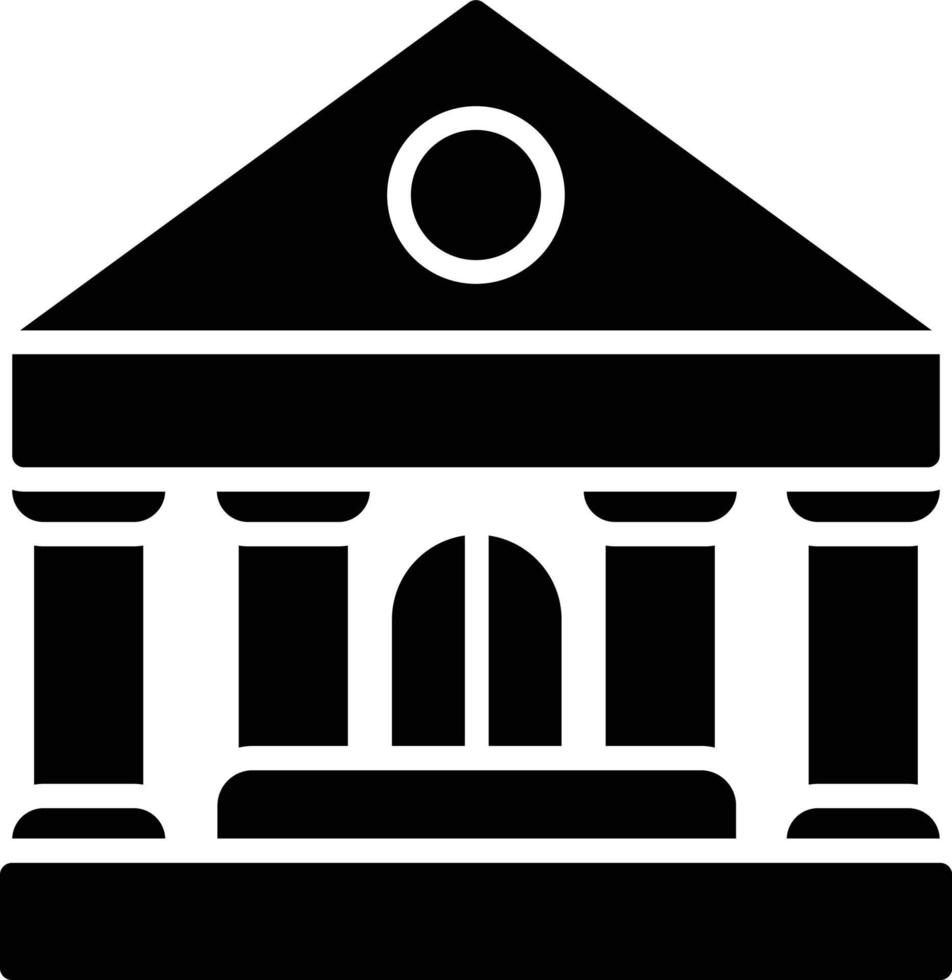 diseño de icono creativo de museo vector