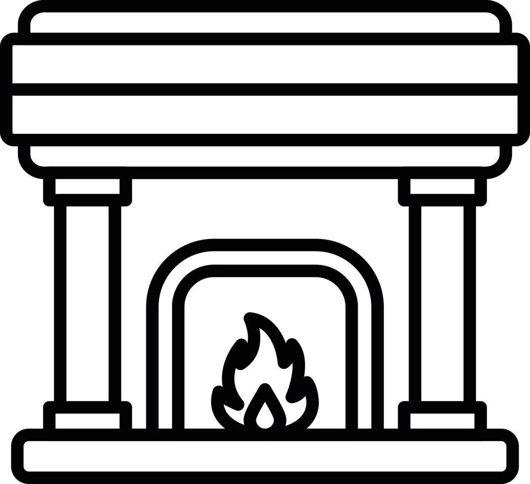 diseño de icono creativo de chimenea vector