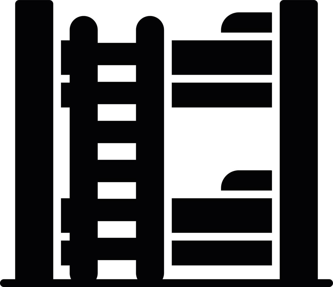 Bunk Bed Creative Icon Design vector