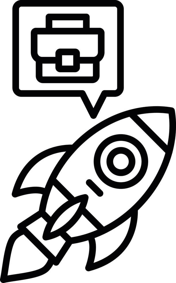 Rocket Creative Icon Design vector