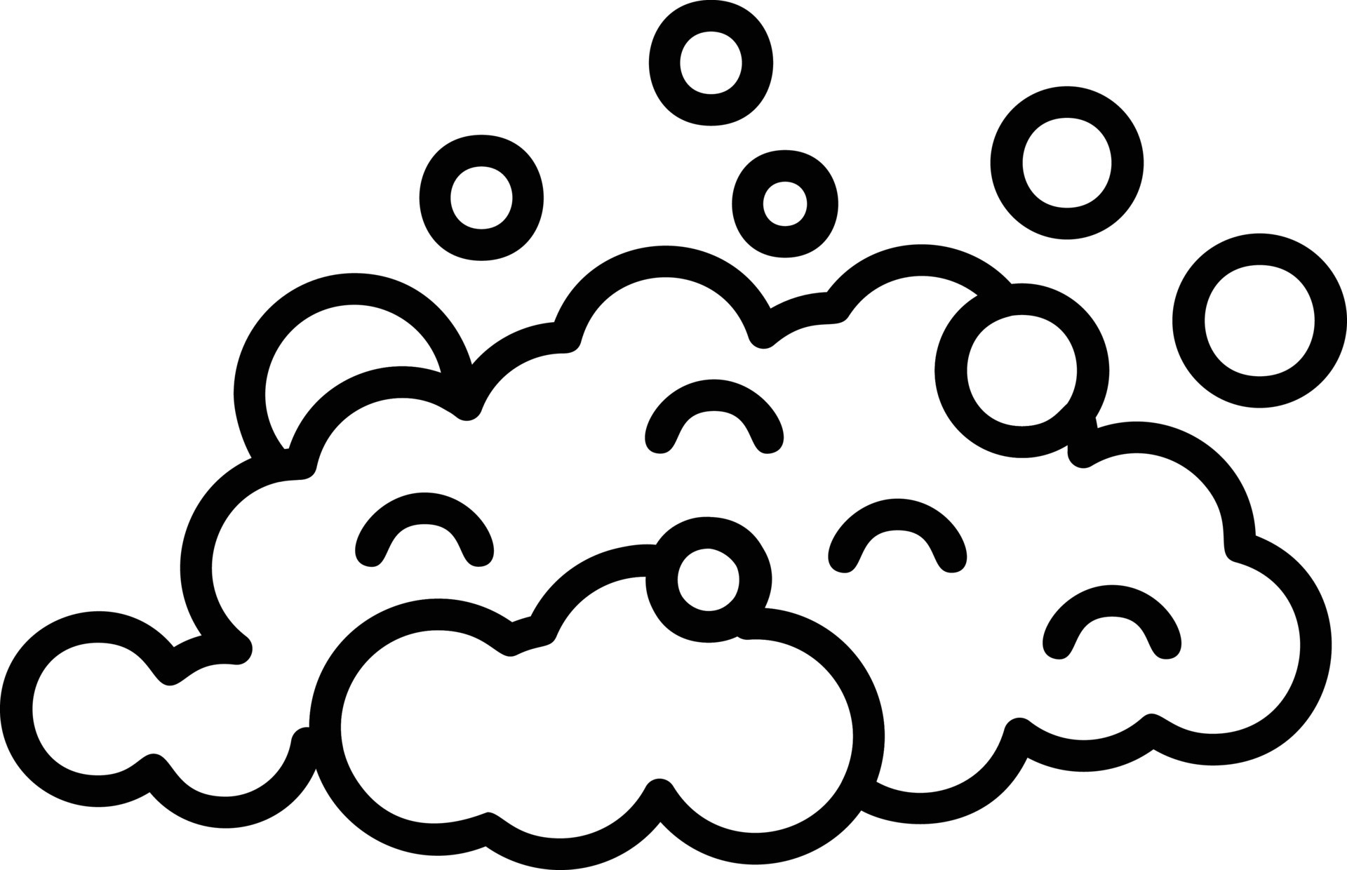 Soap Suds Creative Icon Design 14962296 Vector Art at Vecteezy