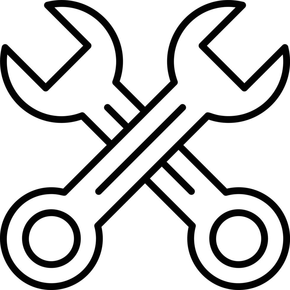 Key Mechanic Creative Icon Design vector