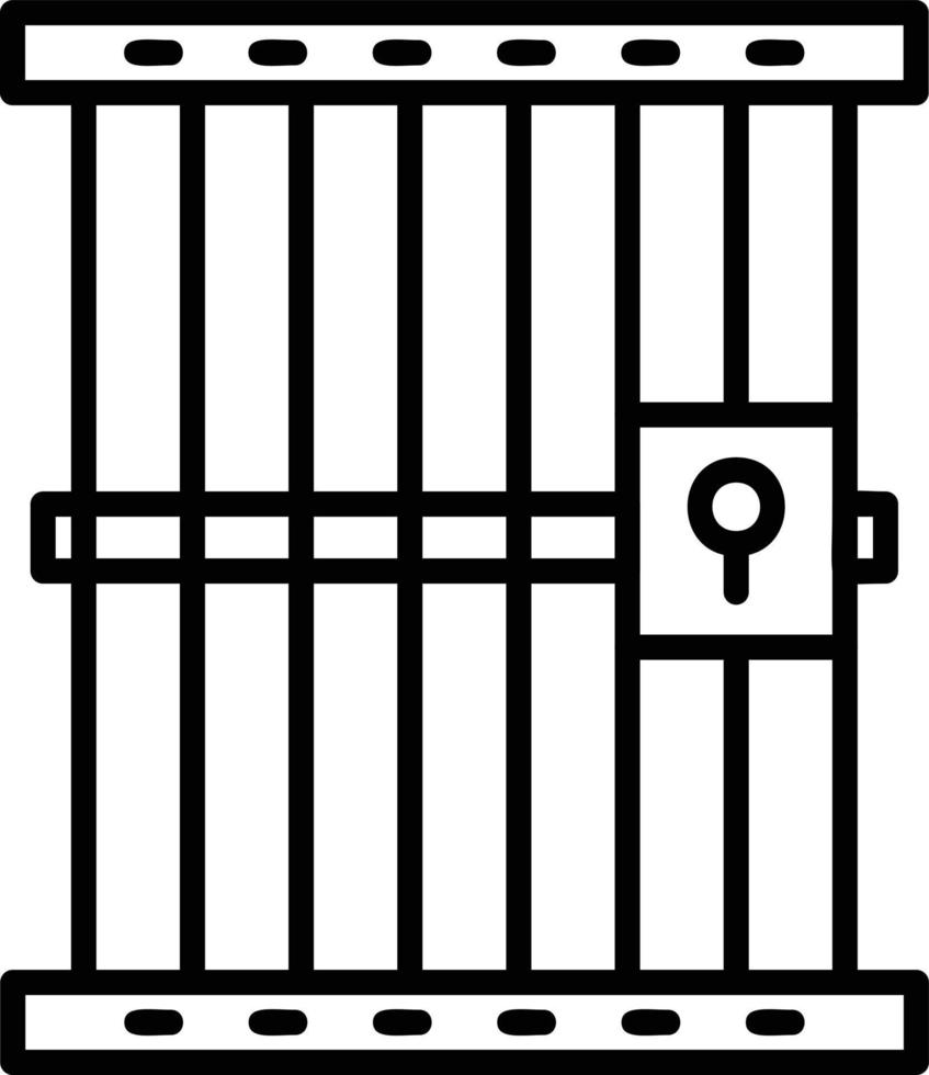 Jail Creative Icon Design vector