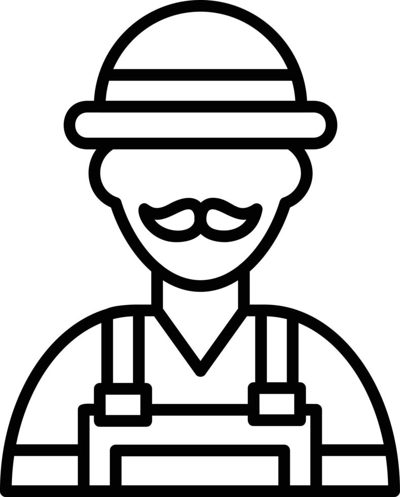 diseño de icono creativo de aldeano vector