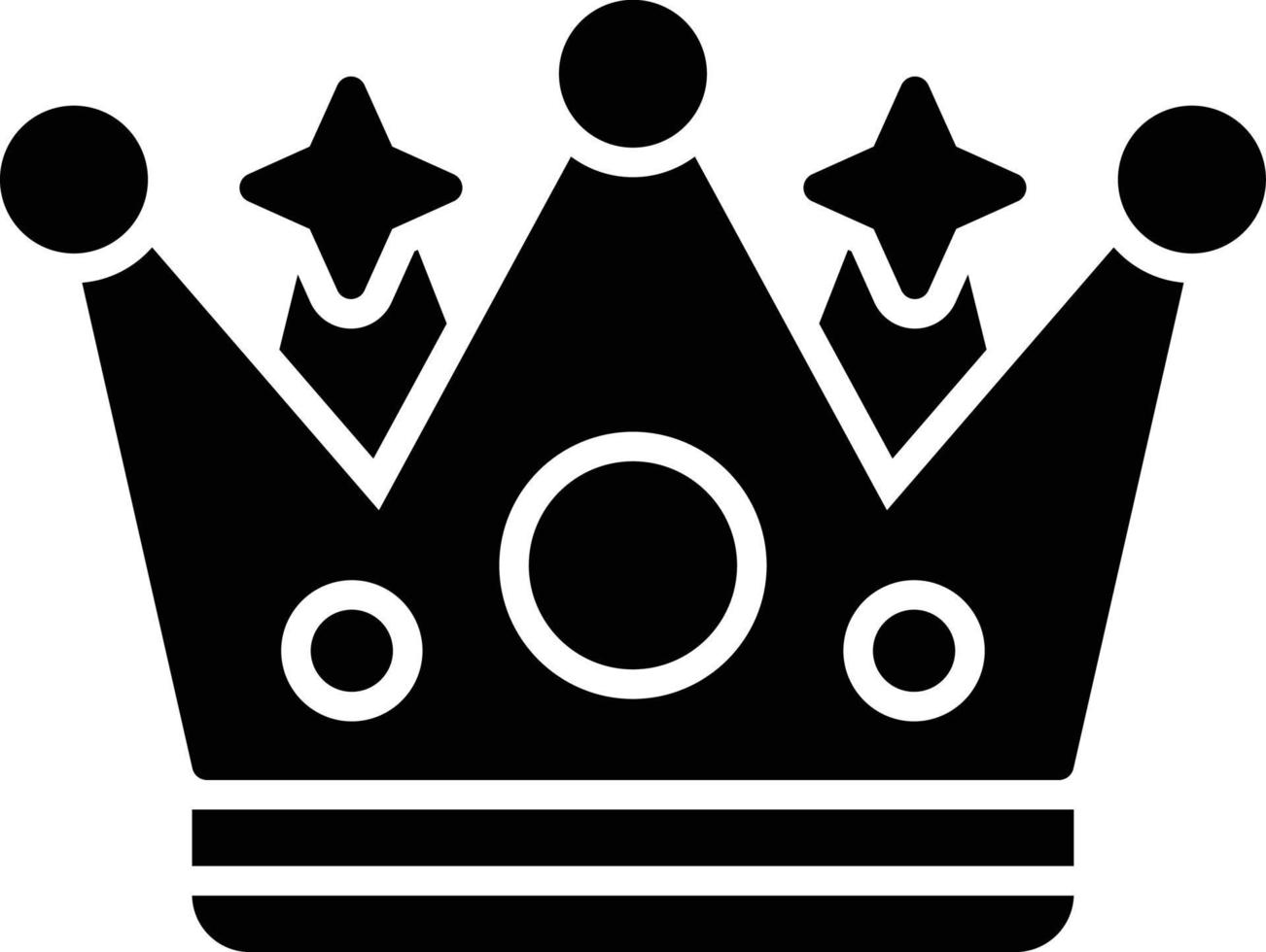 diseño de icono creativo tiara vector