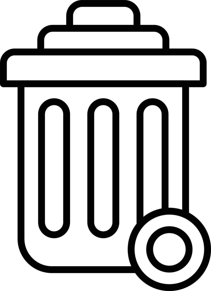 Bin Creative Icon Design vector