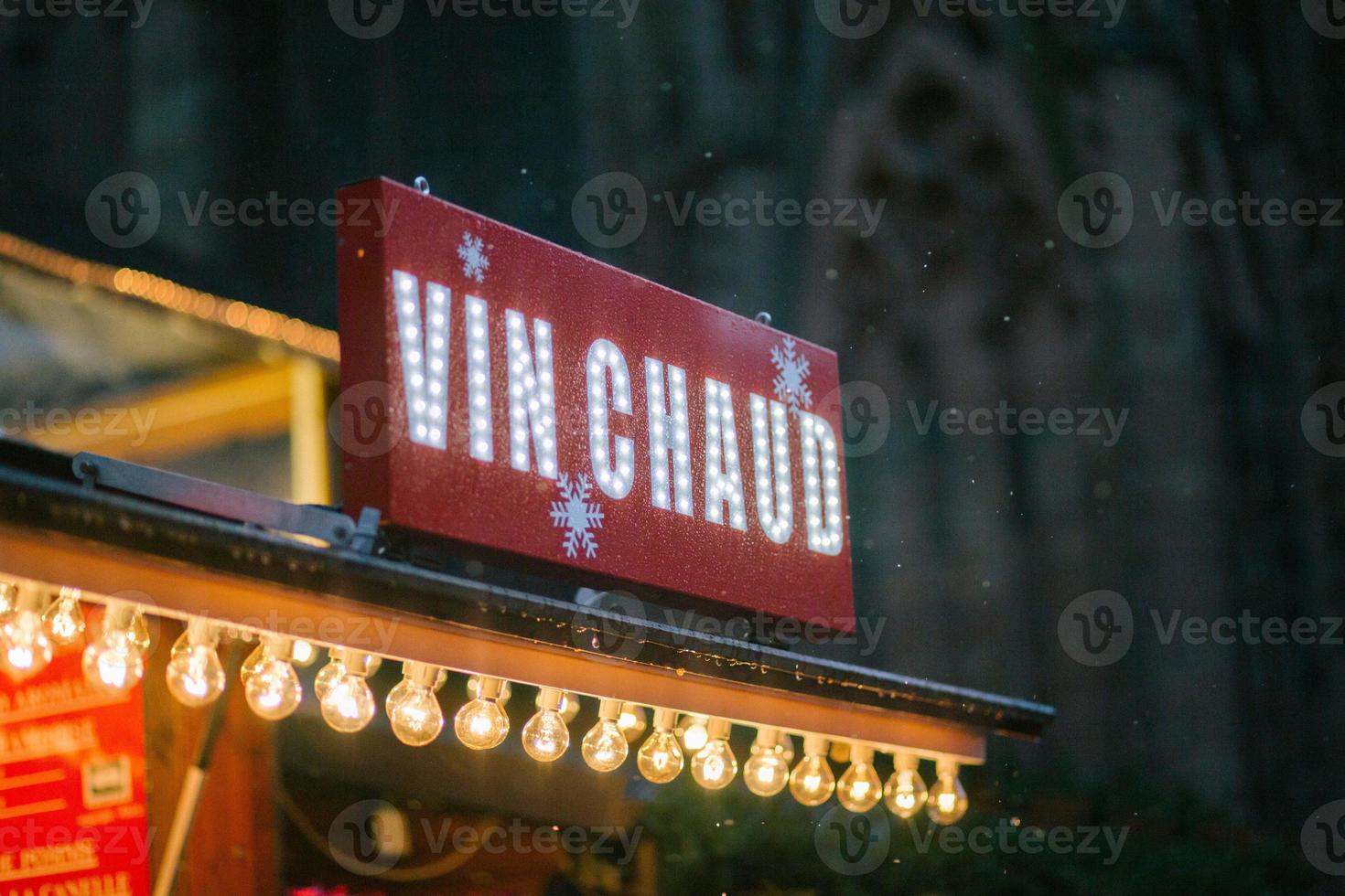Mulled wine sign photo