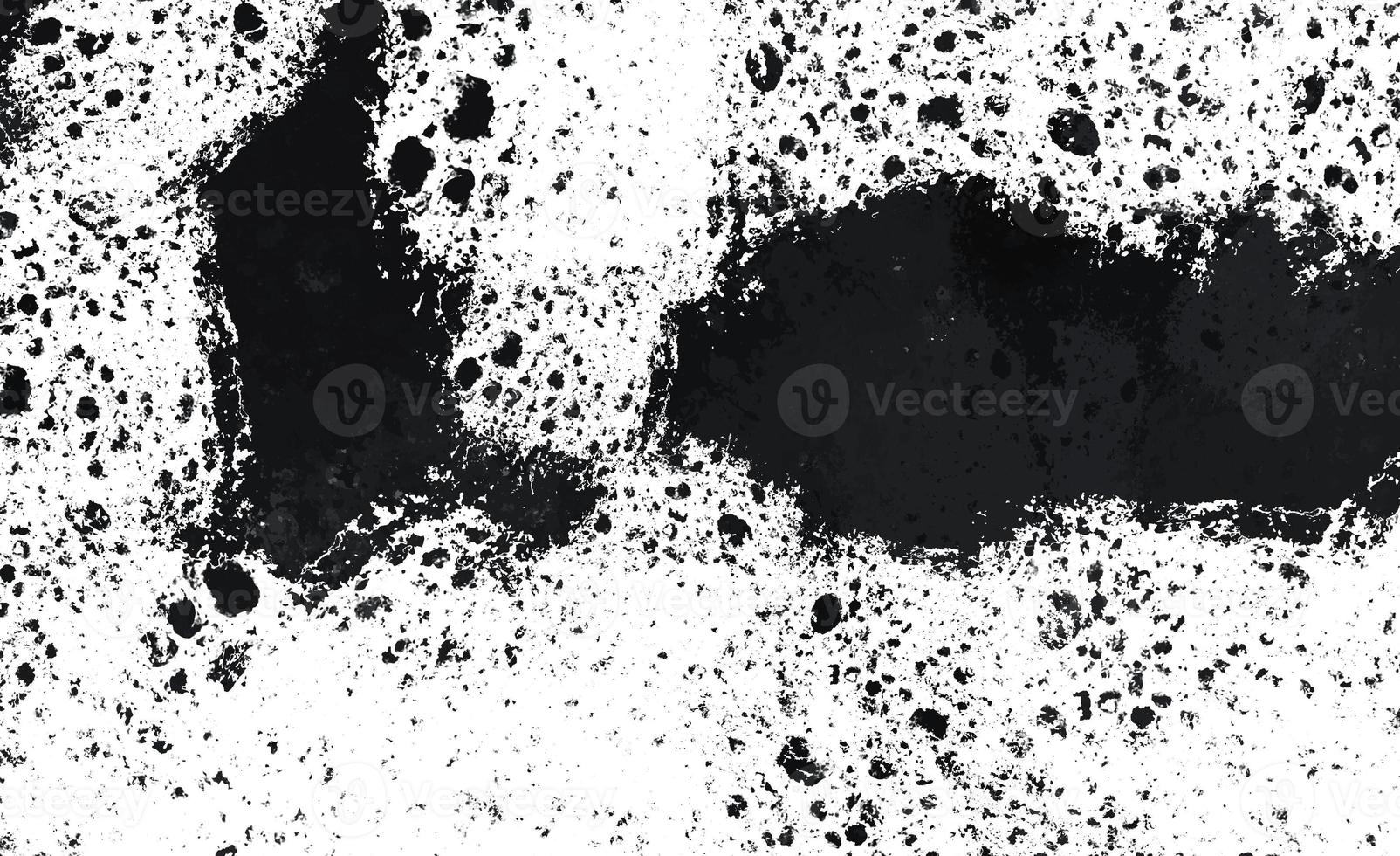 Dark Messy Dust Overlay Distress Background. Easy To Create Abstract Dotted, Scratched, Vintage Effect With Noise And Grain photo