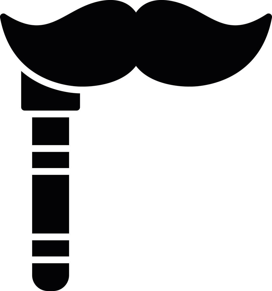 diseño de icono creativo de bigote vector