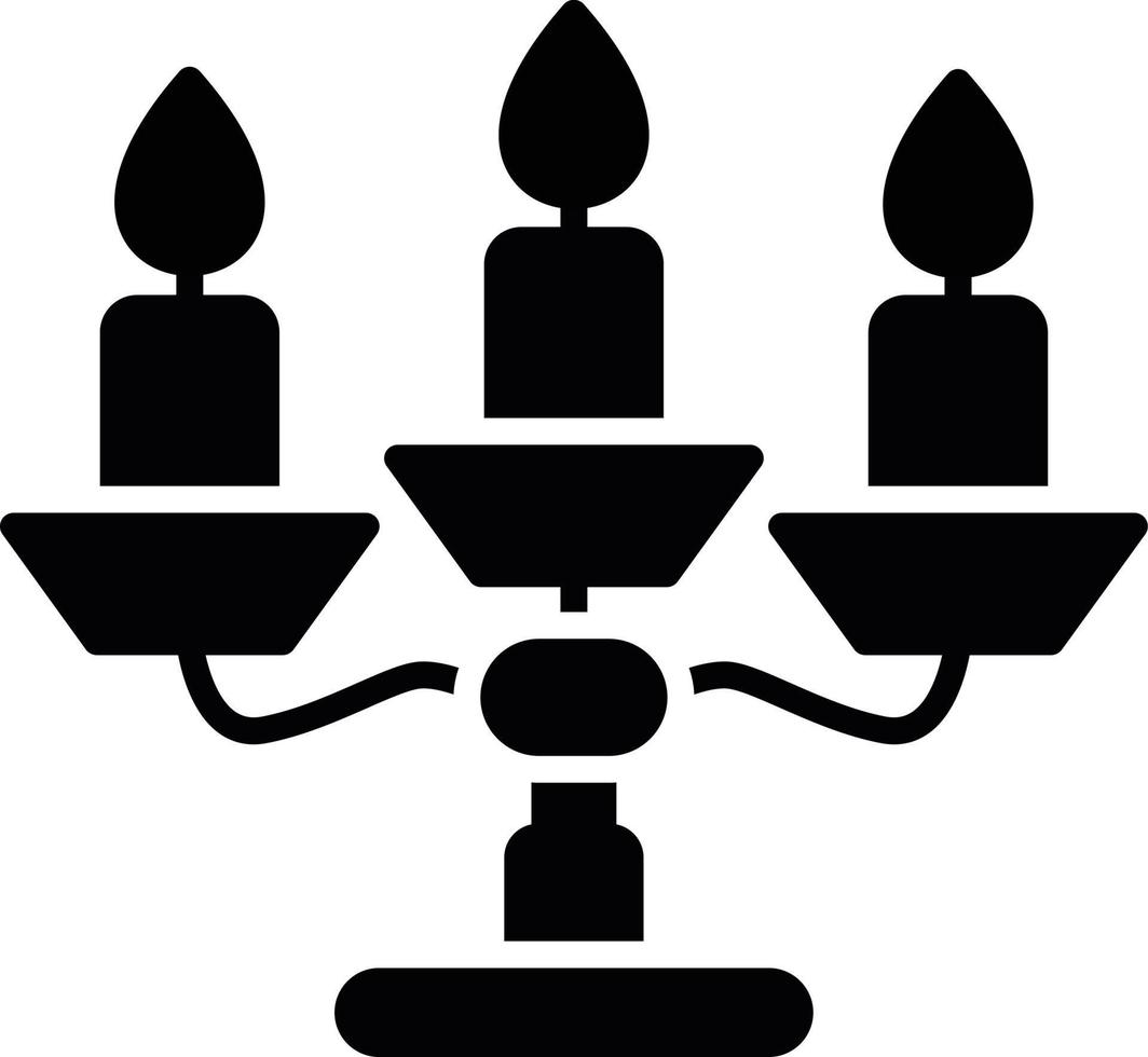 Candelabra Creative Icon Design vector