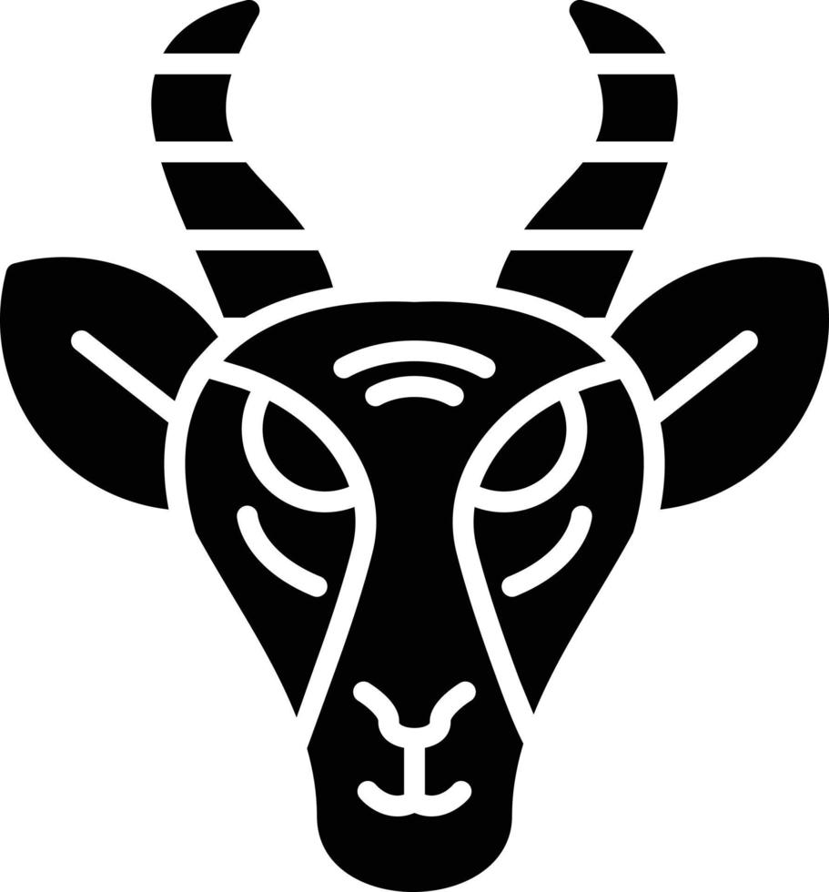 Gazelle Creative Icon Design vector