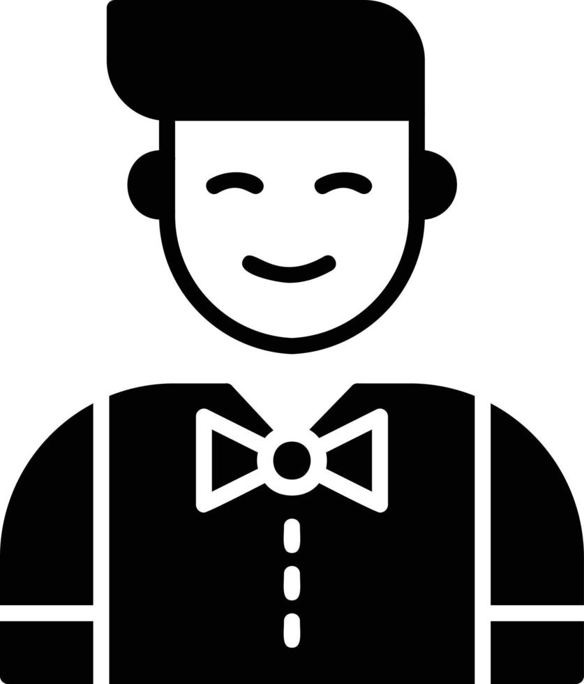 Waiter Creative Icon Design vector