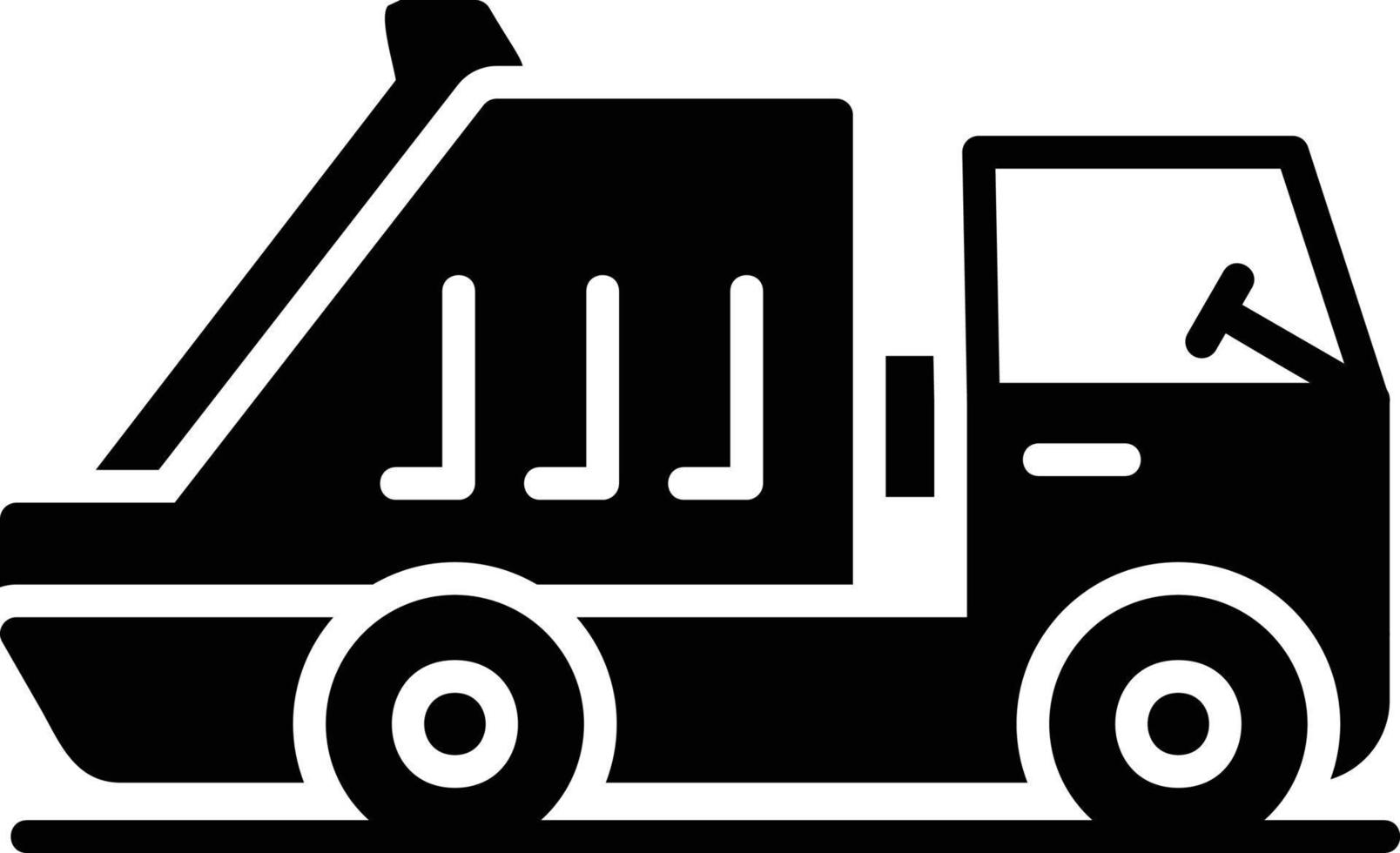 Car Waste Creative Icon Design vector