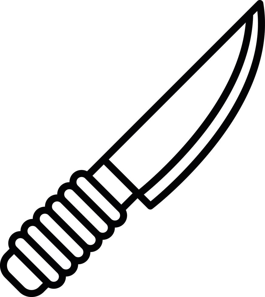 diseño de icono creativo de cuchillo vector