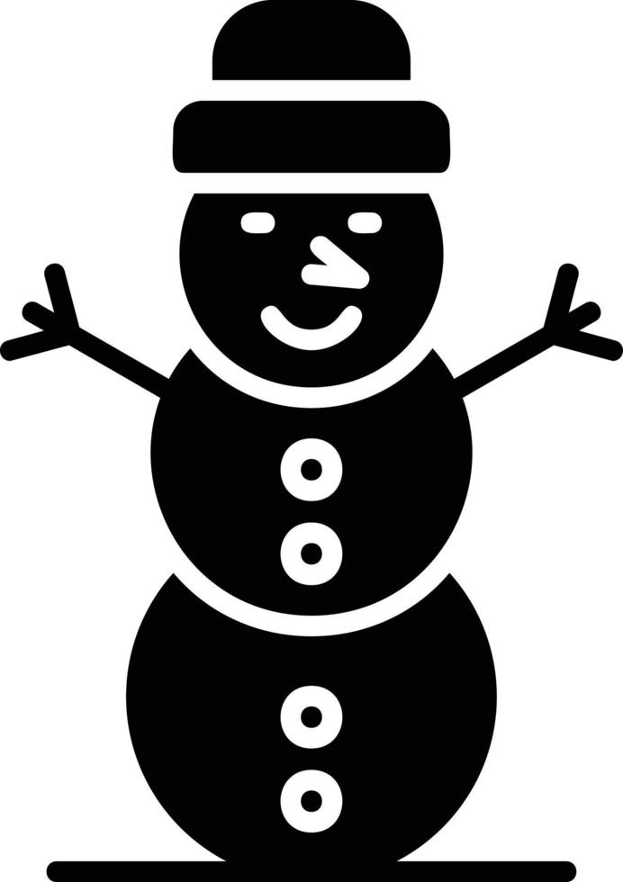 Snowman Creative Icon Design vector
