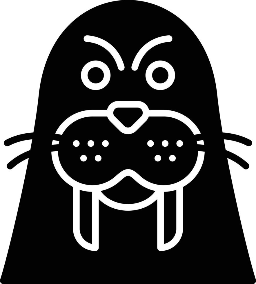 Walrus Creative Icon Design vector
