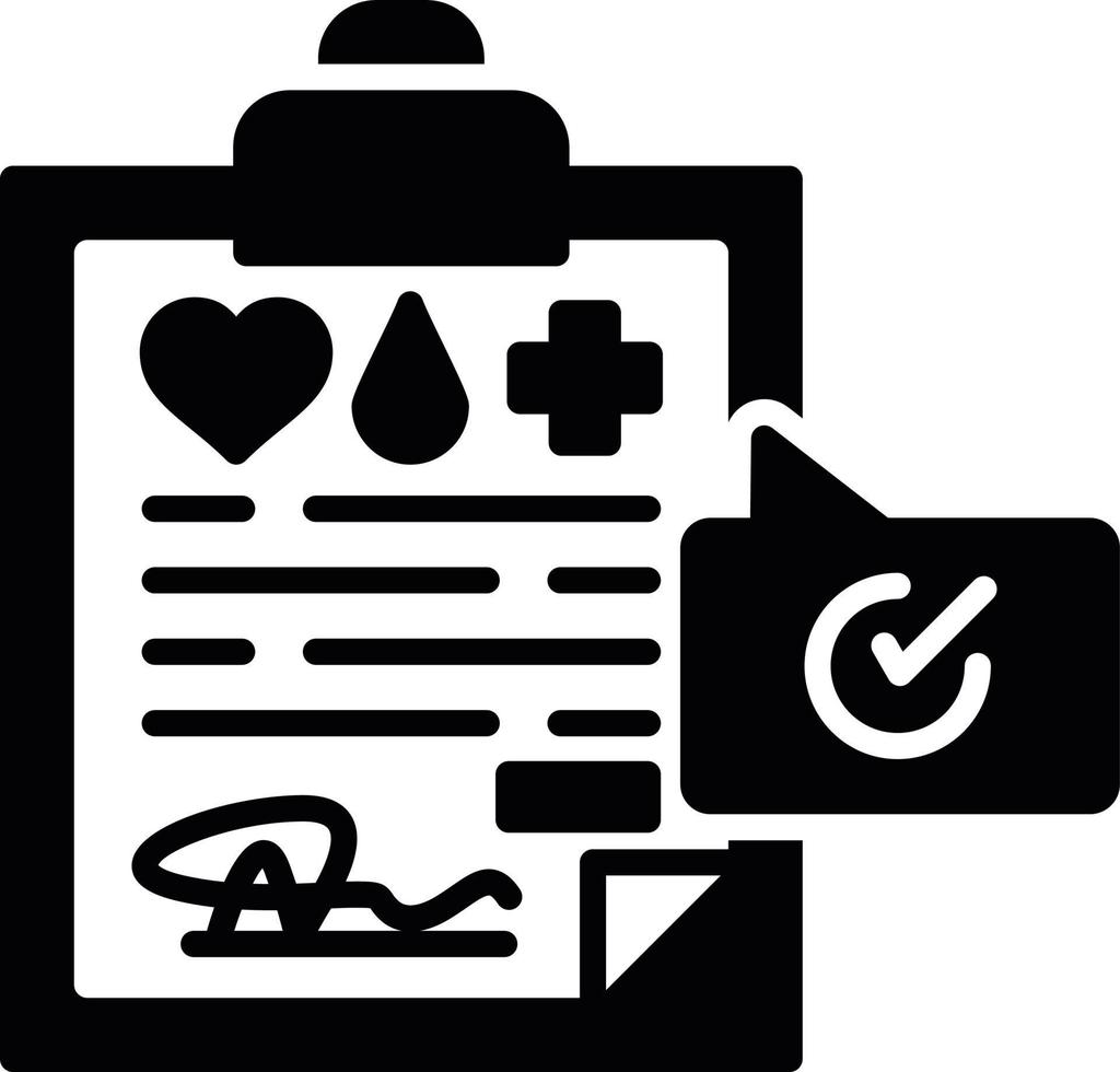 Medical Record Creative Icon Design vector