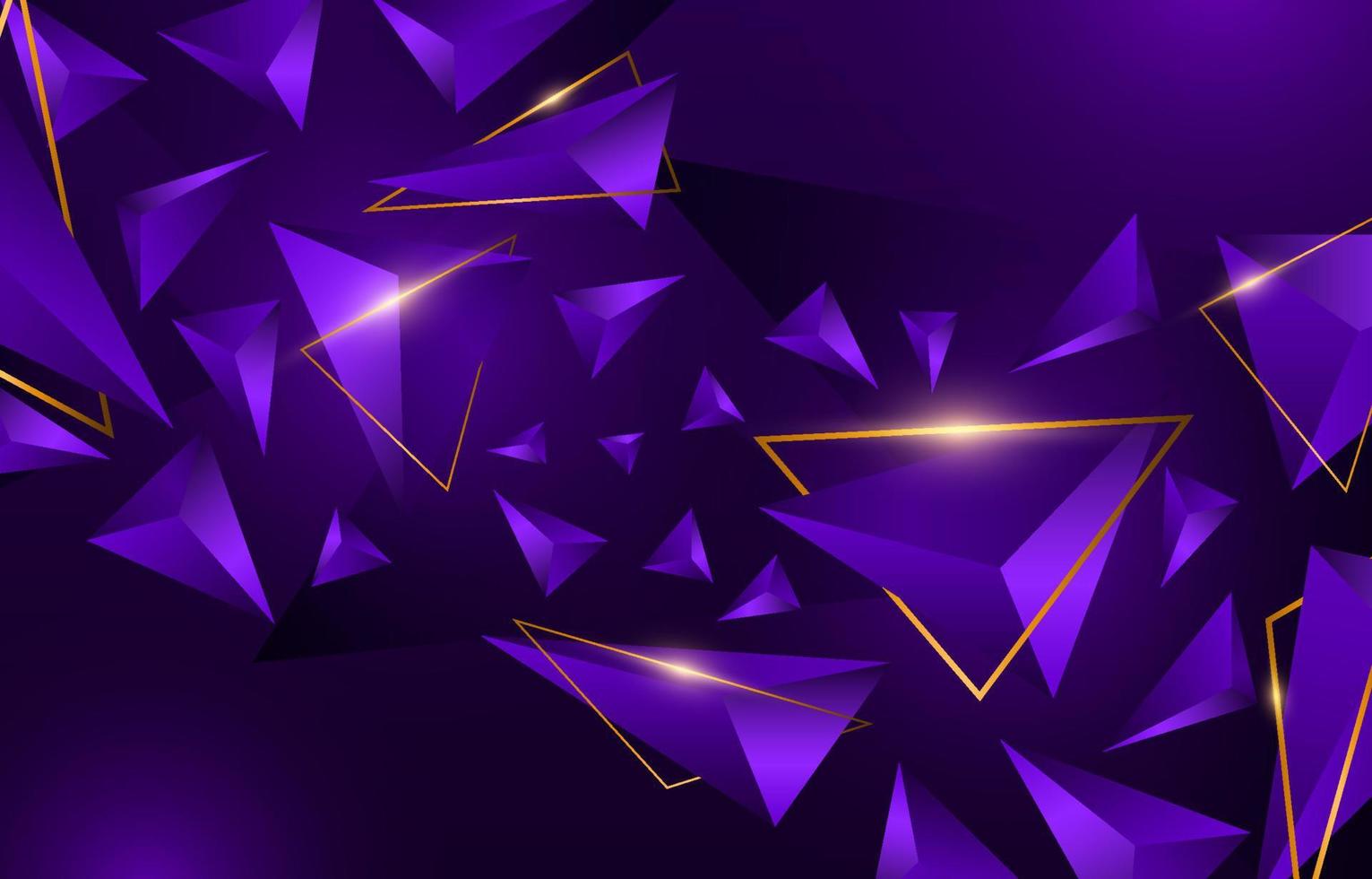 Gradient Triangular Background vector