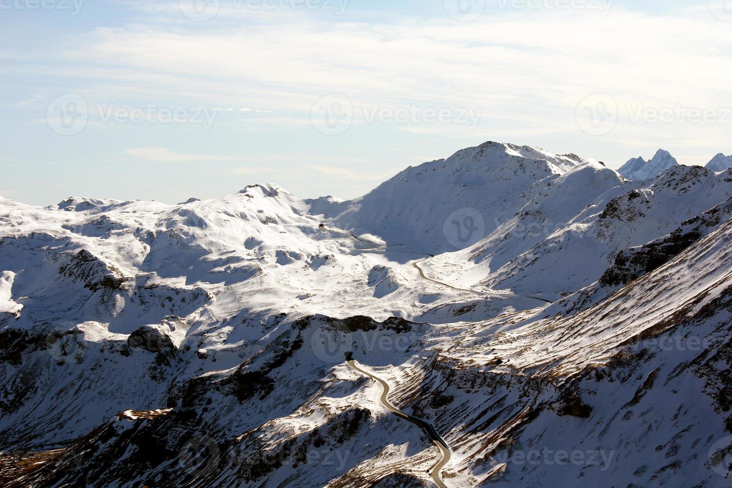 The Alps  at winter photo