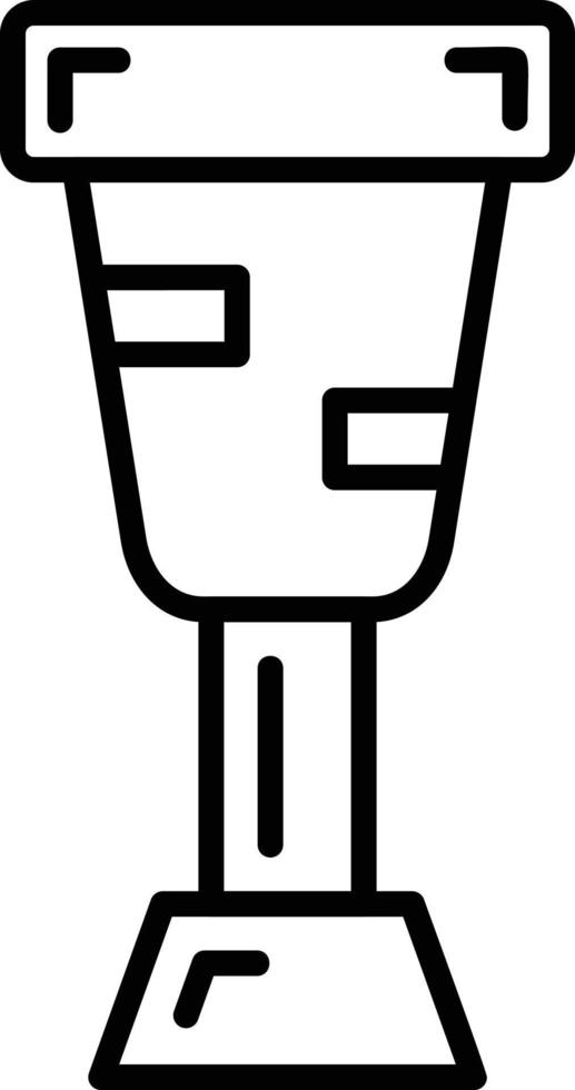 Peg Leg Creative Icon Design vector