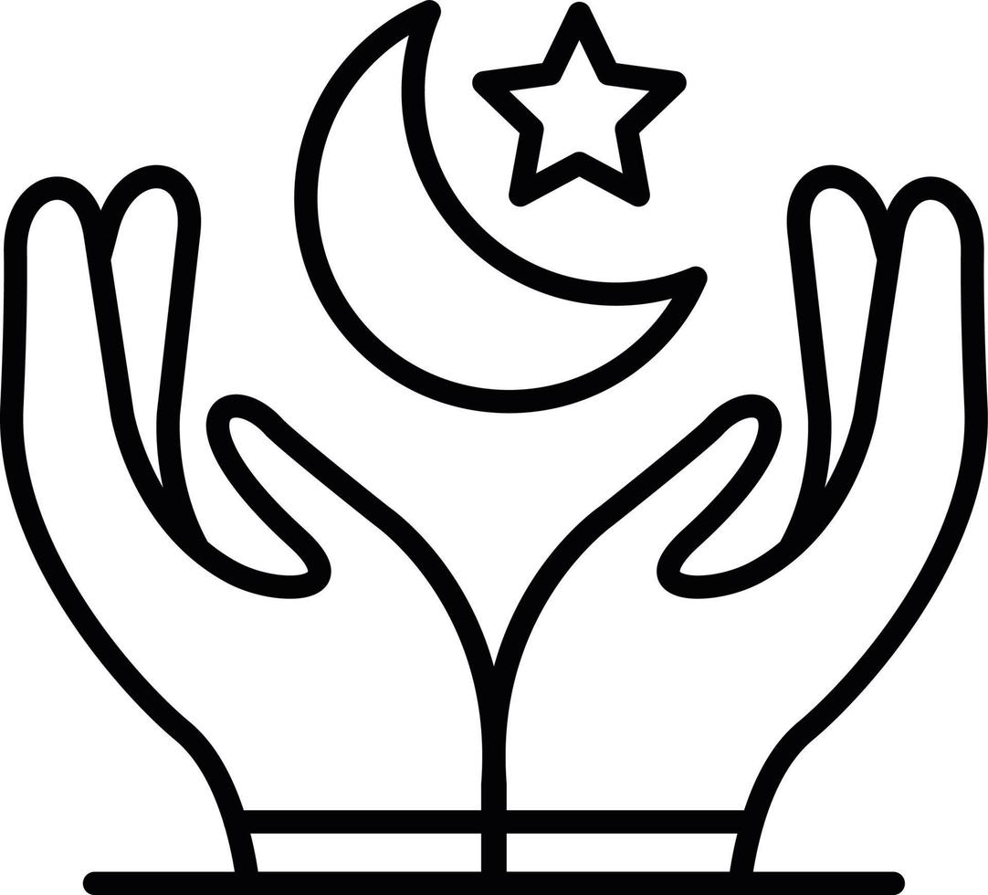 Prayer Creative Icon Design vector