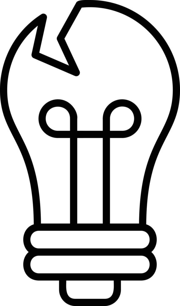 Bulb Creative Icon Design vector