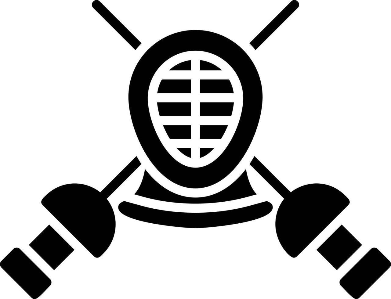 Fencing Creative Icon Design vector