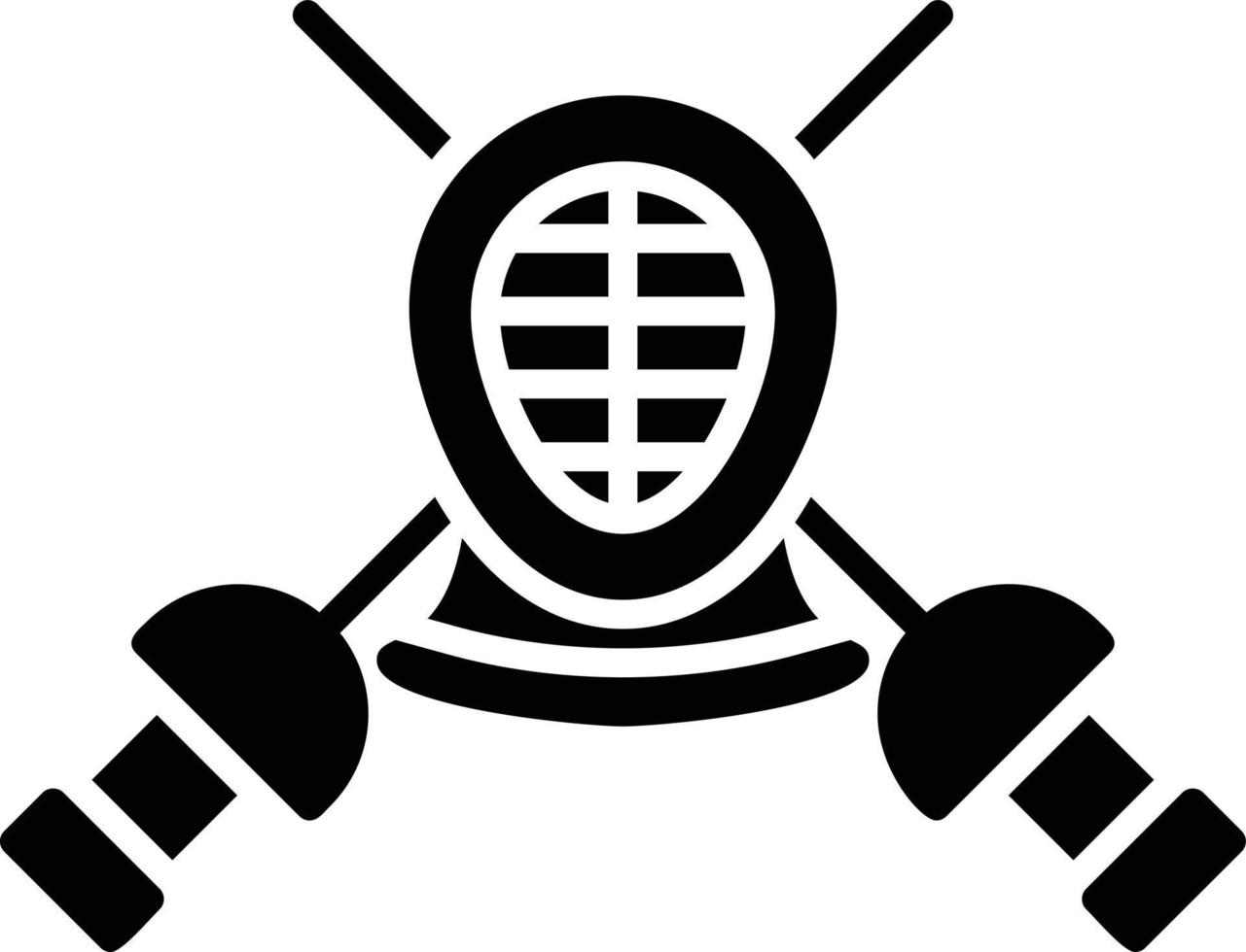 Fencing Creative Icon Design vector