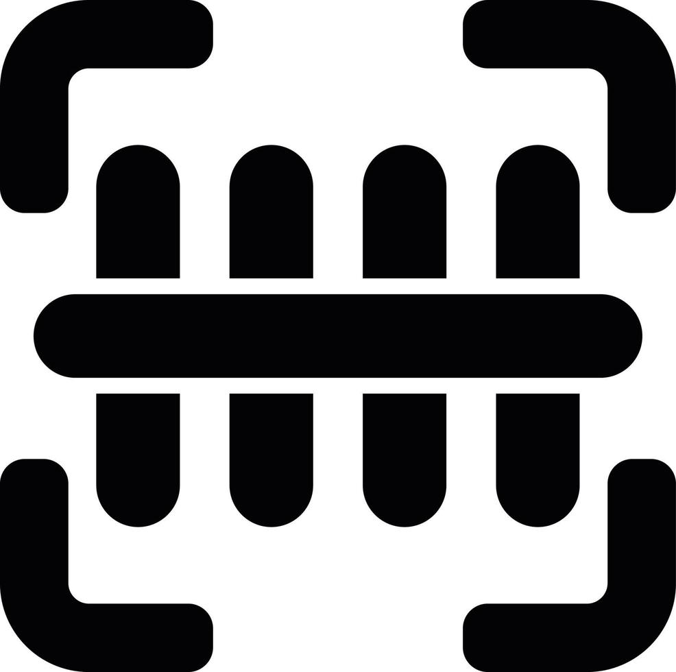 Barcode Creative Icon Design vector