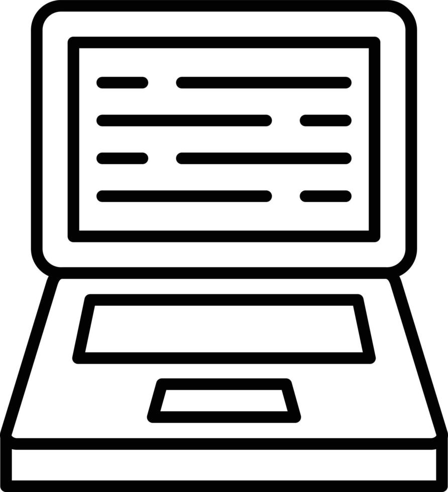 Laptop Creative Icon Design vector