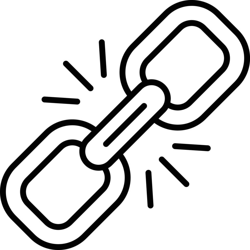 Link Creative Icon Design vector