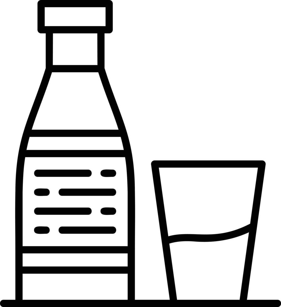 diseño de icono creativo de botella de leche vector