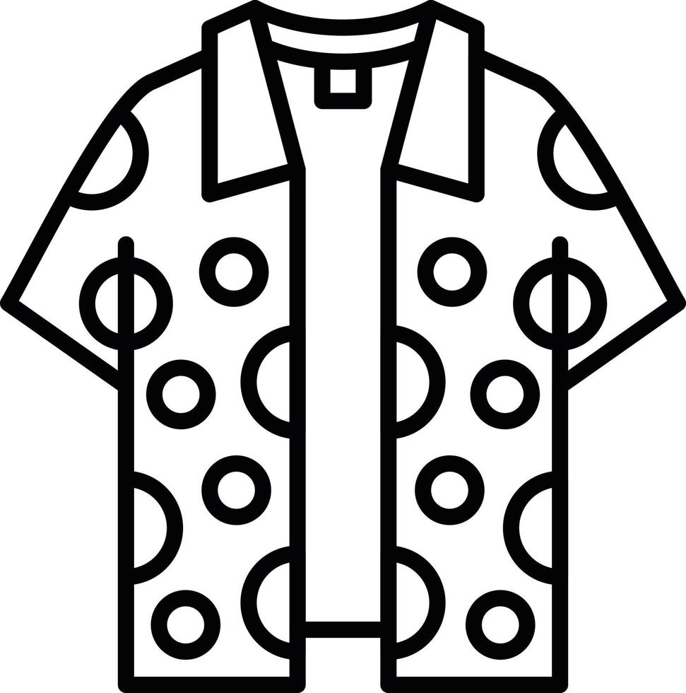 diseño de icono creativo de camisa vector