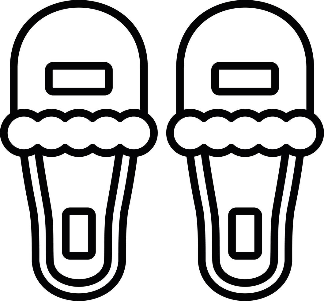 Slippers Creative Icon Design vector