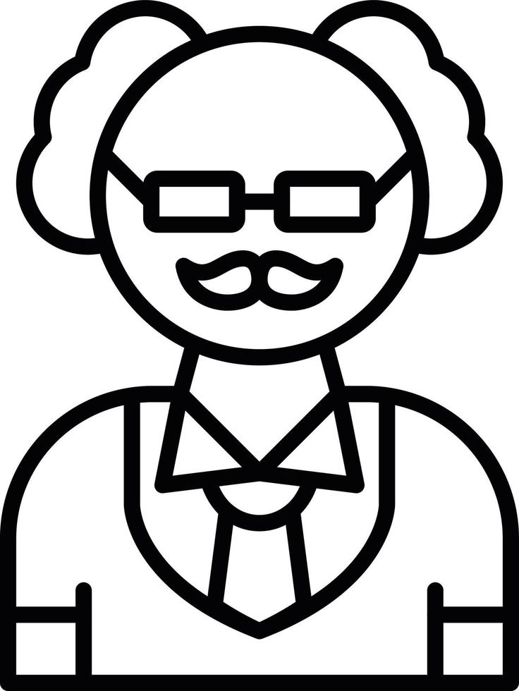 Professor Creative Icon Design vector