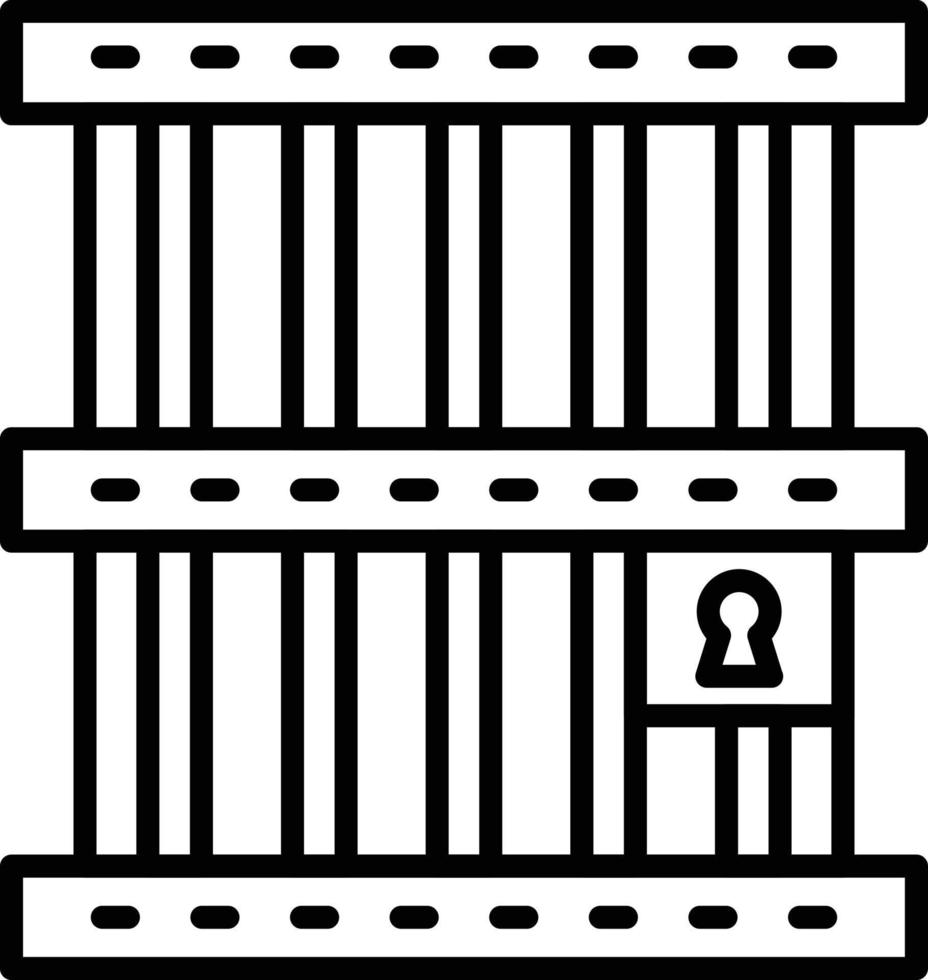 jail Creative Icon Design vector