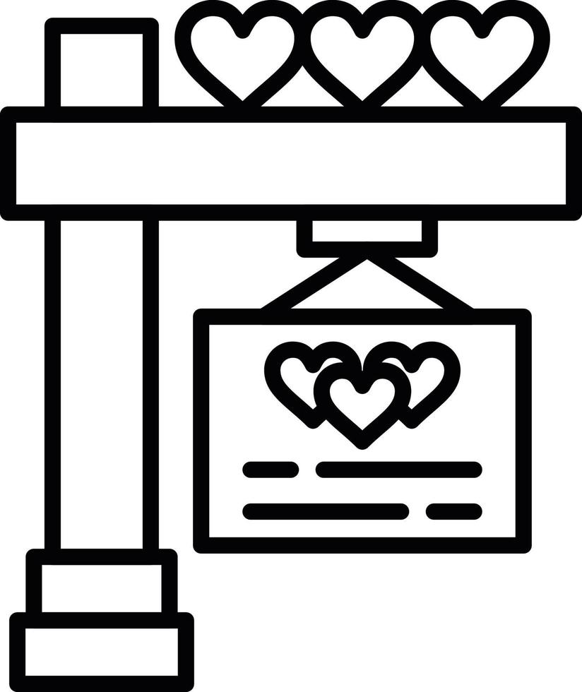 diseño de icono creativo de boda vector