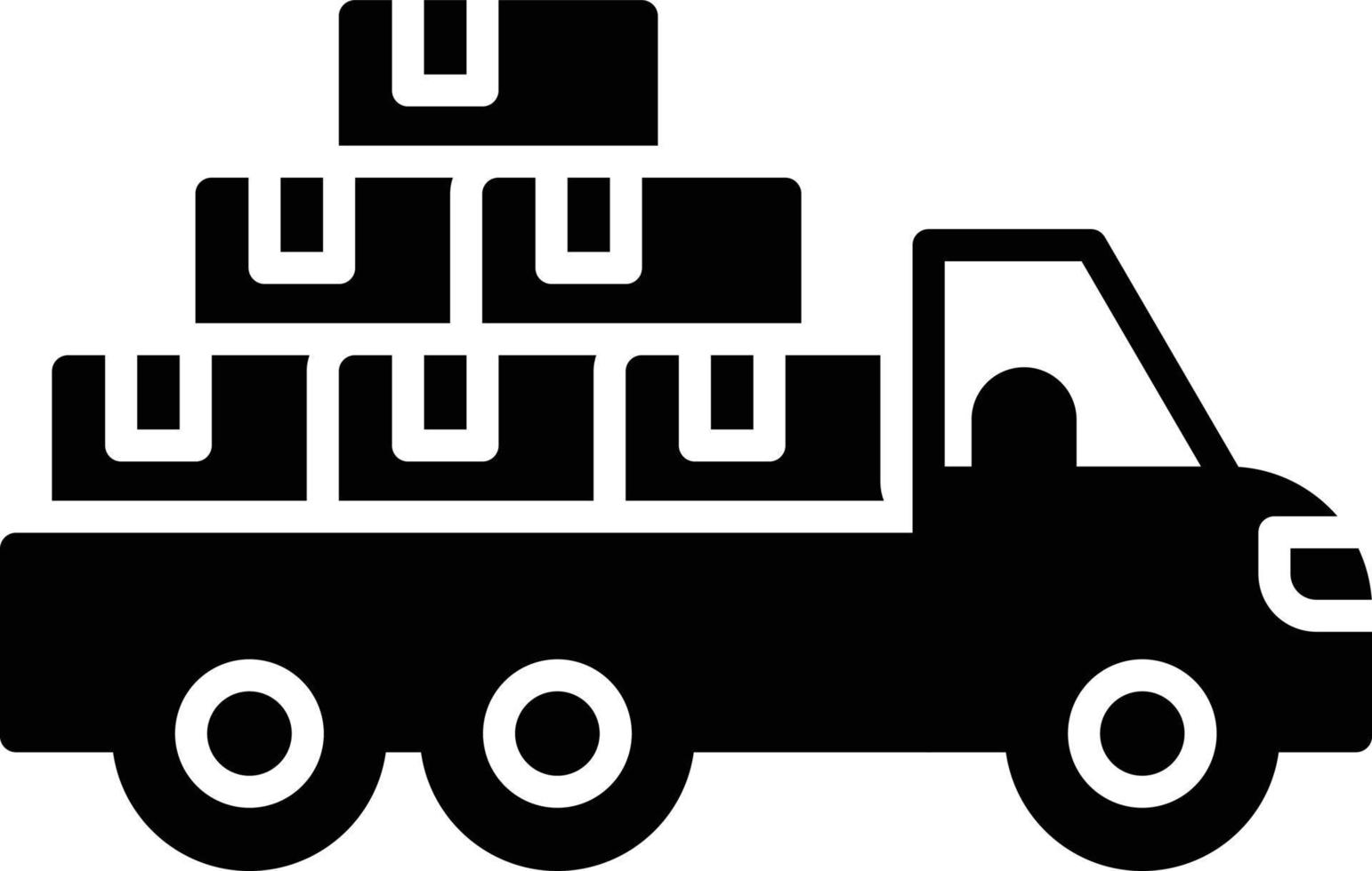 Mover Truck Creative Icon Design vector