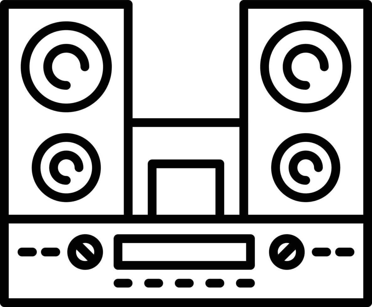 diseño de icono creativo de altavoces vector