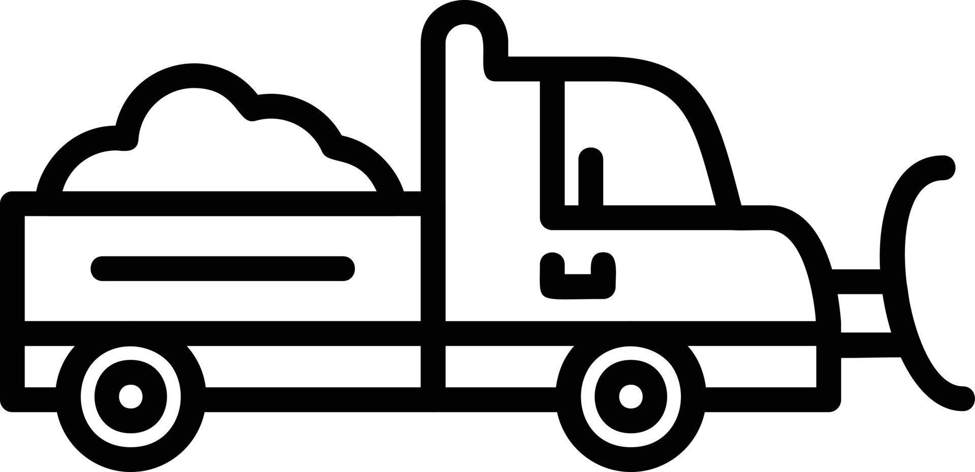 Snowplow Creative Icon Design vector